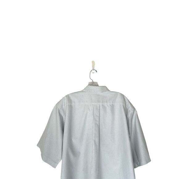 L.L. Bean Men's Striped Wrinkle Free Traditional Fit Button‎ Down Shirt Size 17R - Picture 7 of 11
